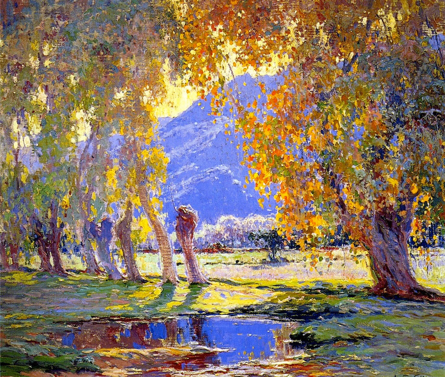 Pool at Sundown, vintage artwork by John Frost, 12x8" (A4) Poster