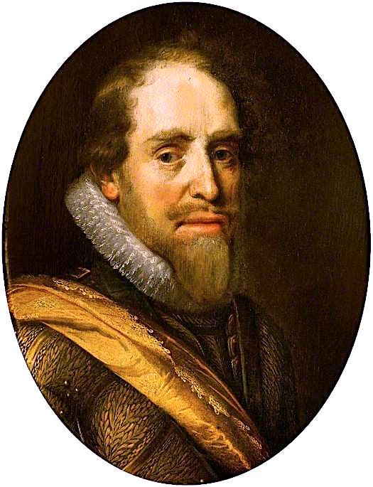 Prince Mauritz of Nassau, vintage artwork by Michiel Jansz. van Mierevelt, 12x8" (A4) Poster