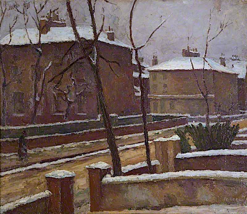 Hanover Square, vintage artwork by Frederick James Porter, 12x8" (A4) Poster