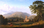 Great Malvern, Worcestershire, vintage artwork by William Turner of Oxford, 12x8" (A4) Poster