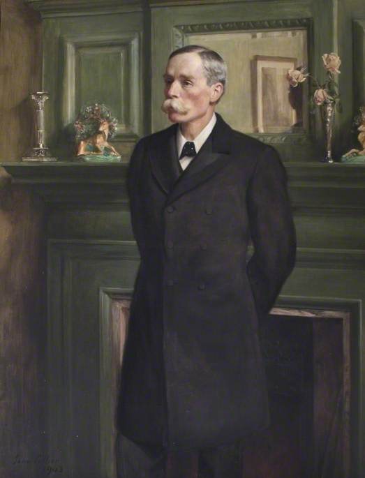 Henry Butlin, Pioneer of Head and Neck Surgery, vintage artwork by John Maler Collier, 12x8" (A4) Poster