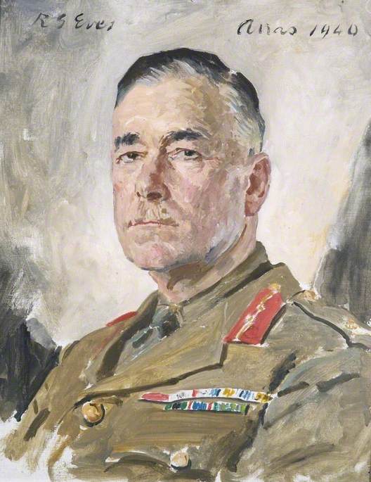 Noel Mason-Macfarlane CB, DSO, MC by Reginald Grenville Eves,16x12(A3) Poster