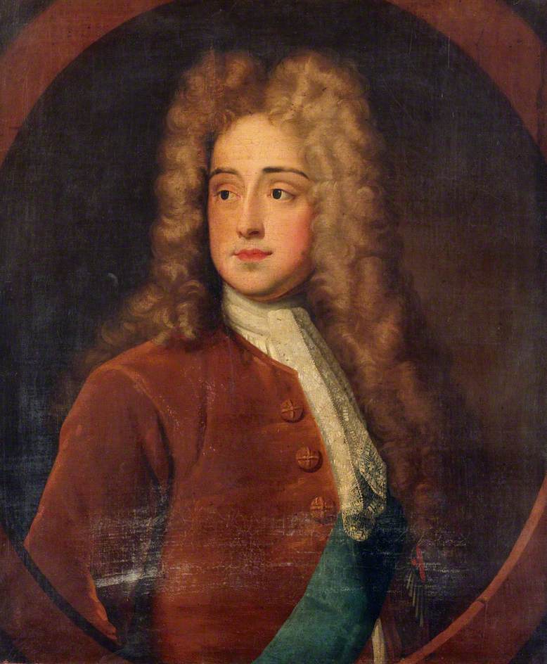 Charles Talbot, 1st Duke of Shrewsbury, vintage artwork by Sir Godfrey Kneller, BT., 12x8" (A4) Poster