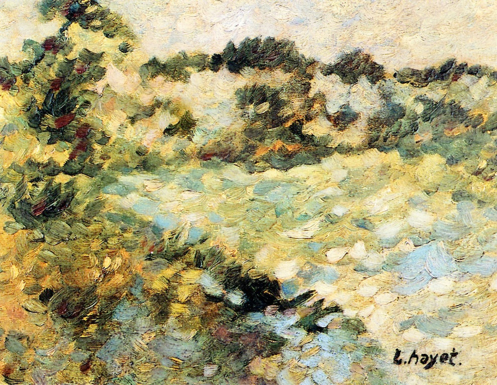 Banks of the River by Louis Hayet,A3(16x12")Poster