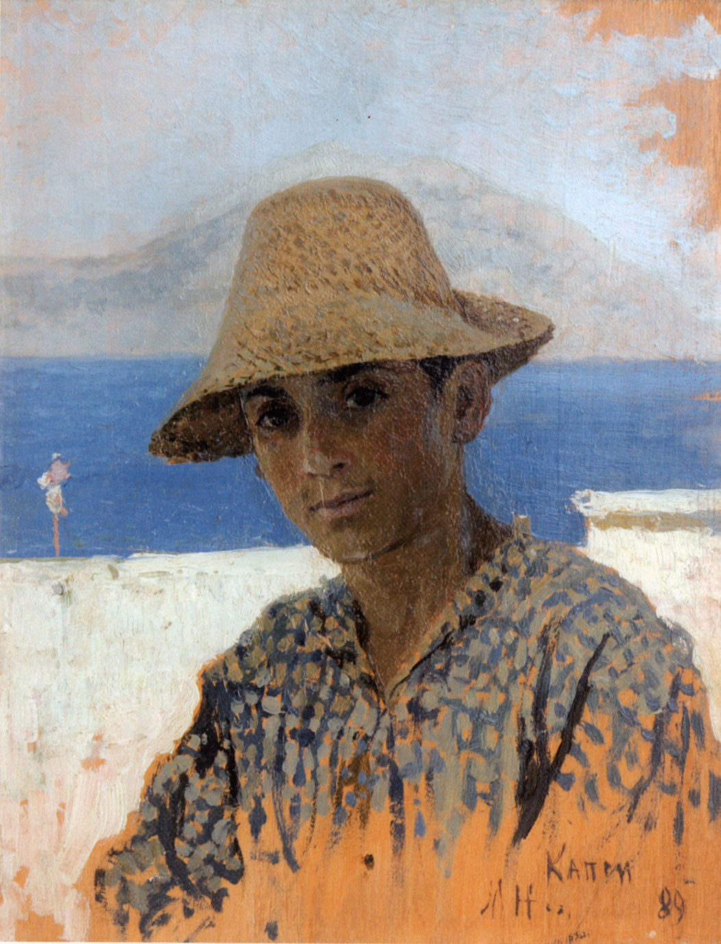 Boy from Naples by Mikhail Vasilevich Nesterov,A3(16x12")Poster