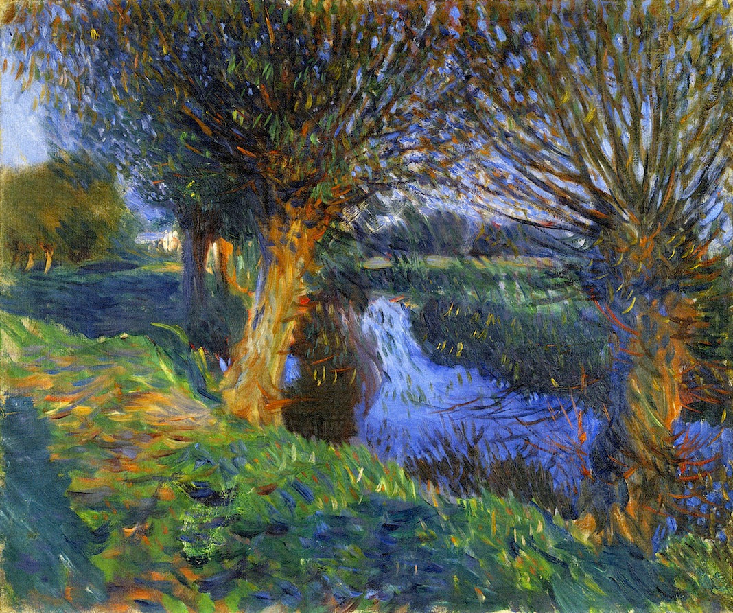 At Calcot, vintage artwork by John Singer Sargent, 12x8" (A4) Poster