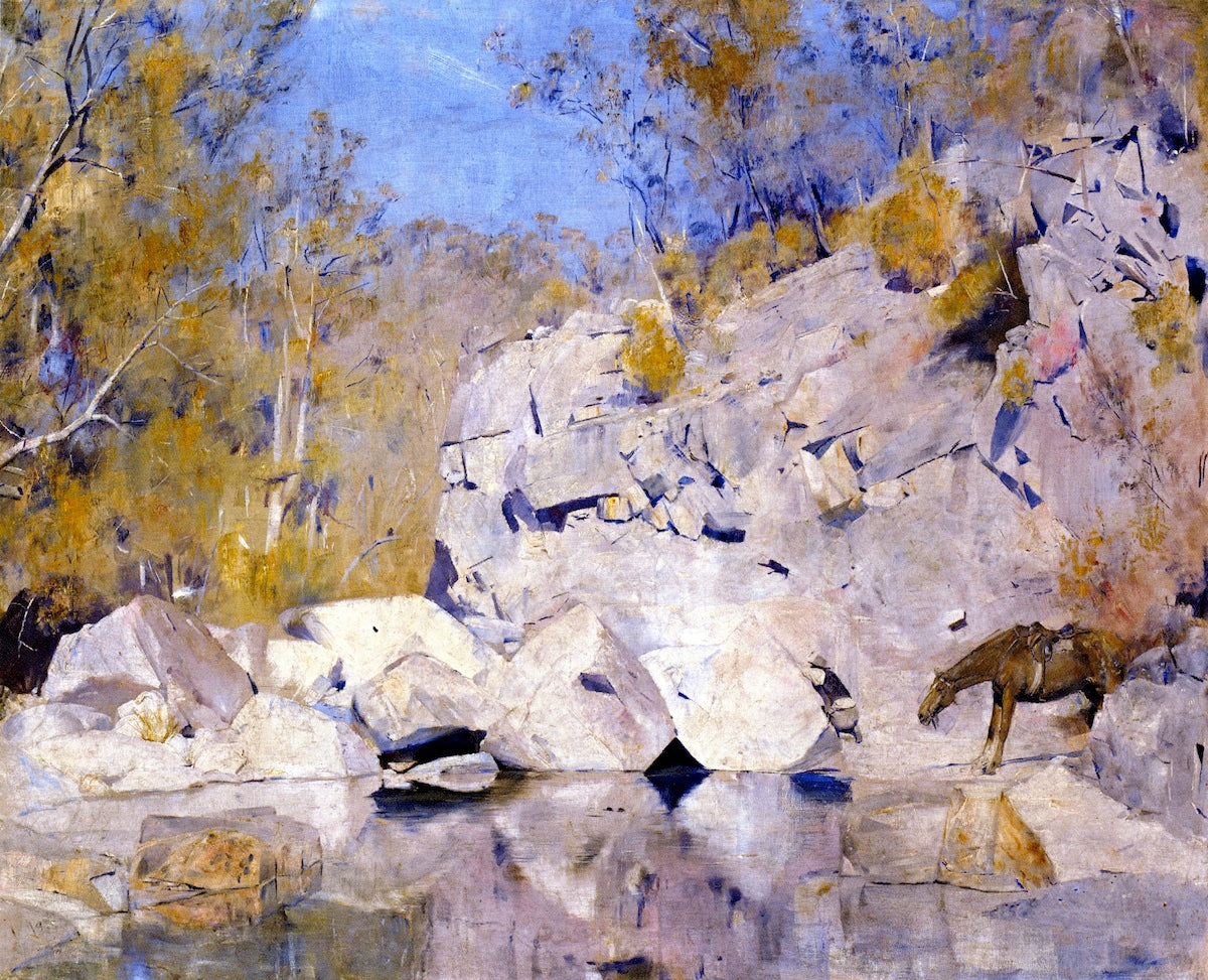 In a Corner on the Macintyre by Tom Roberts,A3(16x12")Poster