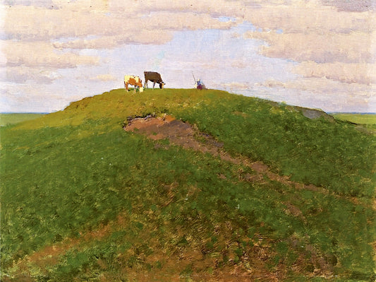 On the Hill by Ferdinand Brunner,A3(16x12")Poster