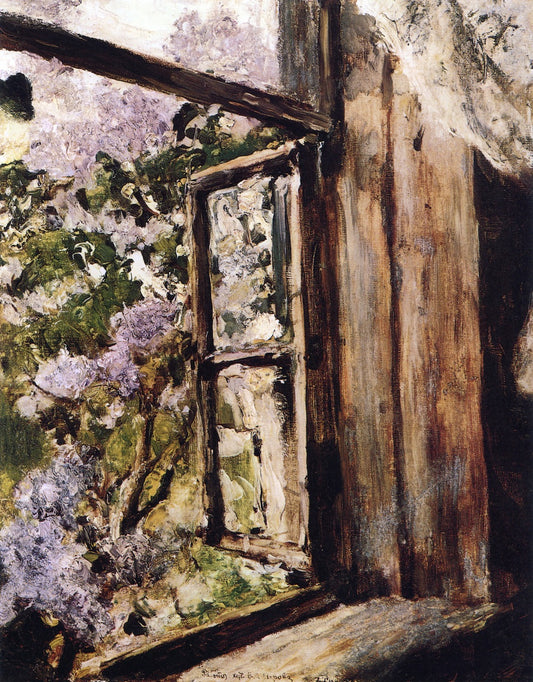 Open Window (study), vintage artwork by Valentin Serov, 12x8" (A4) Poster