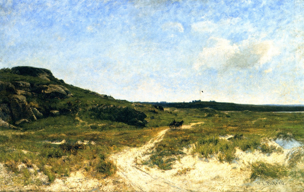 Sand Dunes of Essex, Massachusetts by William Lamb Picknell,A3(16x12")Poster