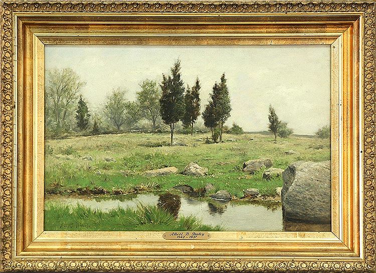 An Idle Summer Scene, vintage artwork by Albert Babb Insley, 12x8" (A4) Poster
