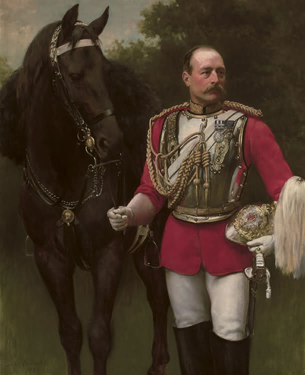 Colonel Rowland John Beech, vintage artwork by John Maler Collier, 12x8" (A4) Poster