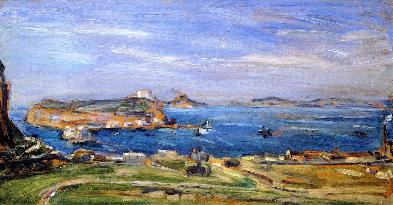 Bagnoli - View from Posilip by Max Slevogt,A3(16x12")Poster