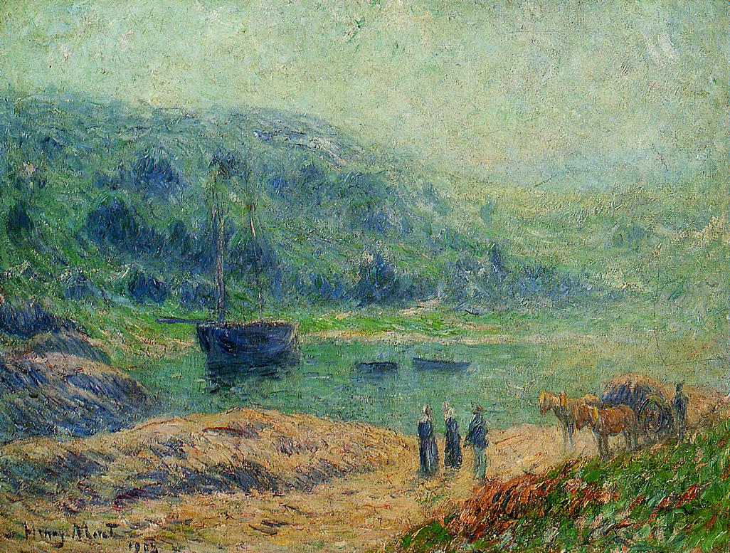 Creek in Brittany by Henry Moret,A3(16x12")Poster
