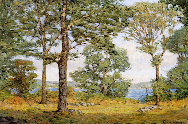 By the Fresh Water Pond by John Franklin Stacey,A3(16x12")Poster