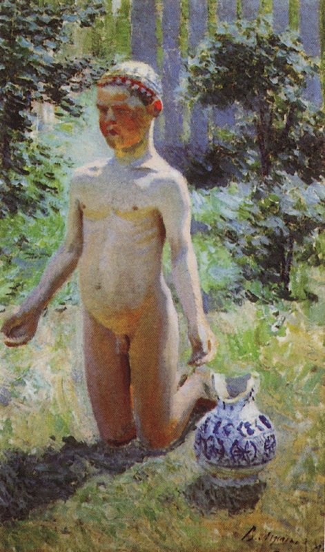 y with a Broken Jug by Viktor Elpidiforovich Borisov-Musatov,A3(16x12")Poster