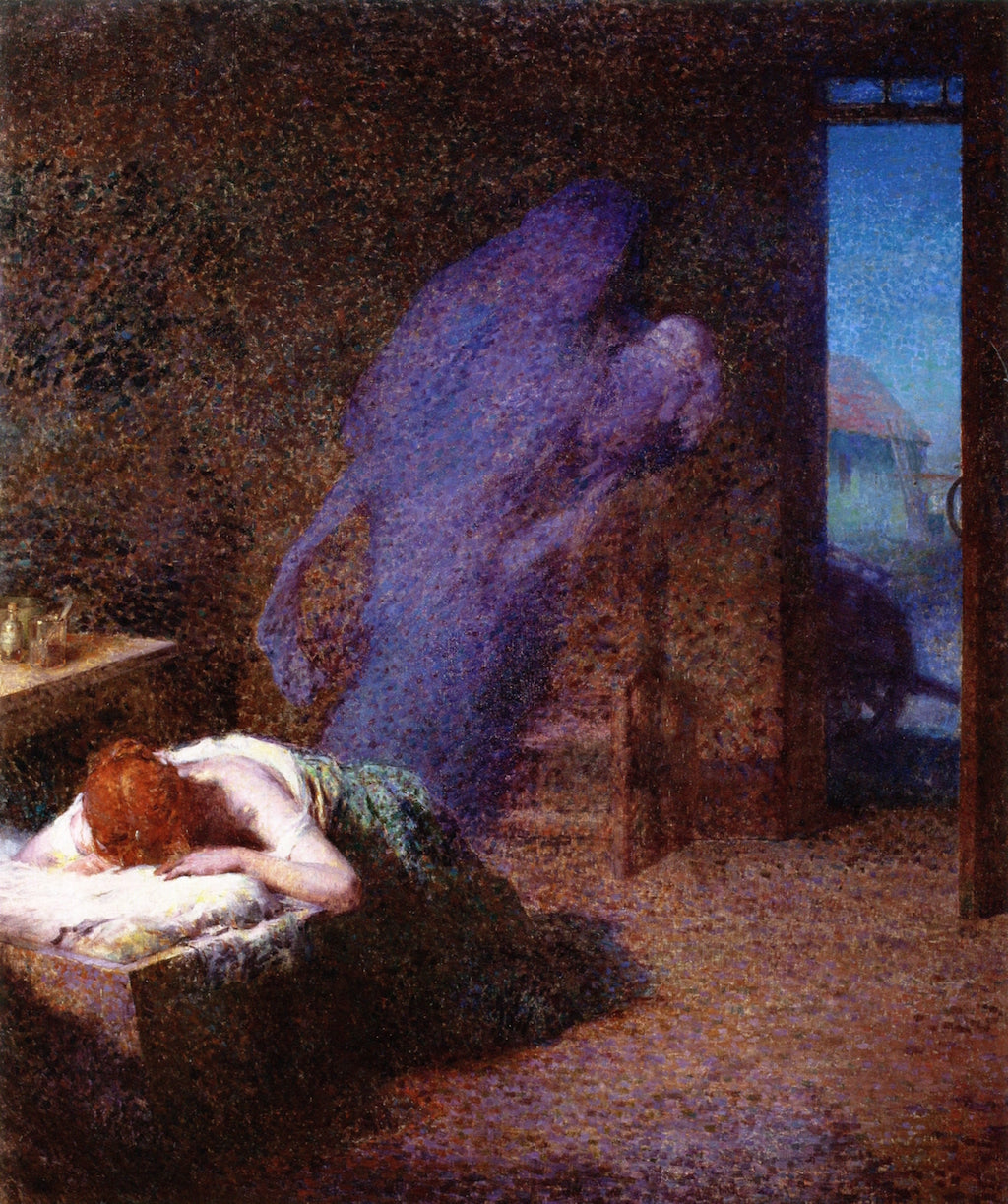 The Empty Cradle, vintage artwork by William Blair Bruce, 12x8" (A4) Poster