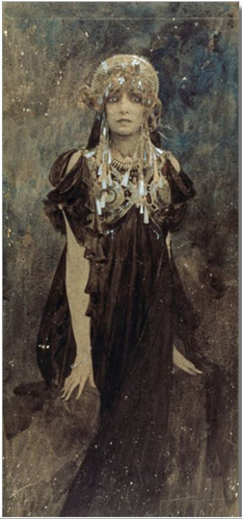 Sarah Bernhardt by Alfons Mucha,A3(16x12")Poster