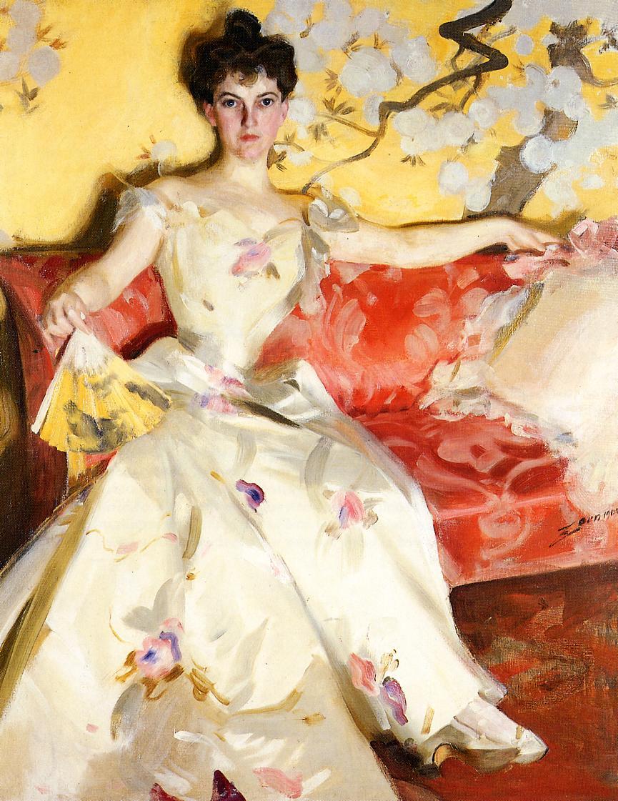 Elizabeth Sherman Cameron by Anders Zorn,A3(16x12")Poster