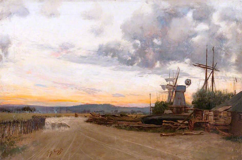 Dewy Eve, vintage artwork by Sir David Scott Murray, 12x8" (A4) Poster