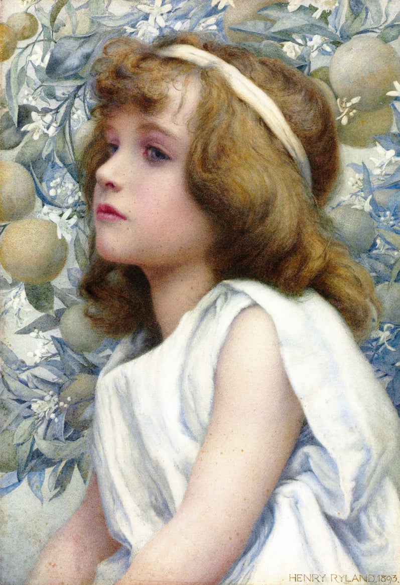 Florimel, vintage artwork by Henry Ryland, 12x8" (A4) Poster