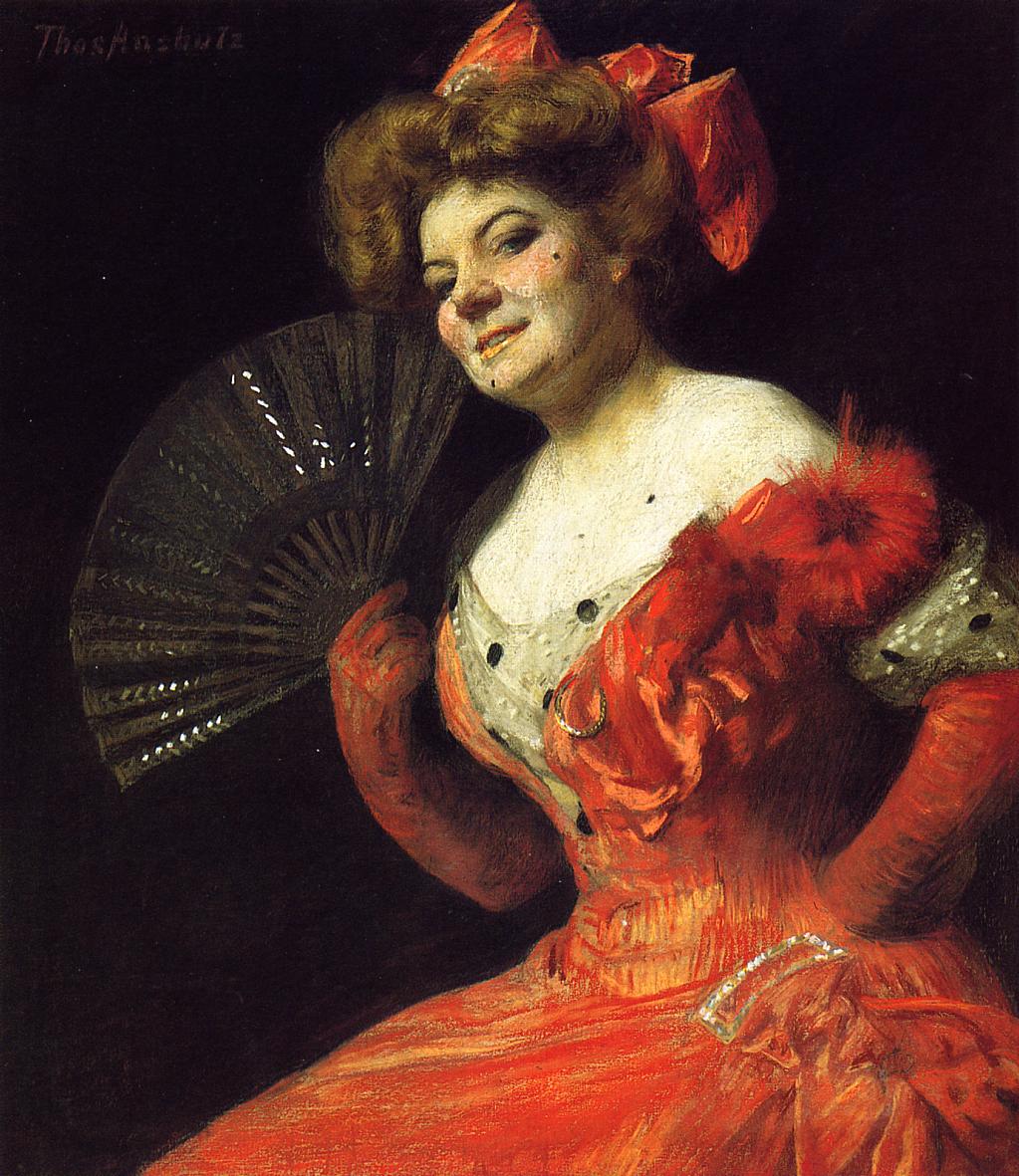 Portrait of Katherine Rice by Thomas P. Anshutz,A3(16x12")Poster