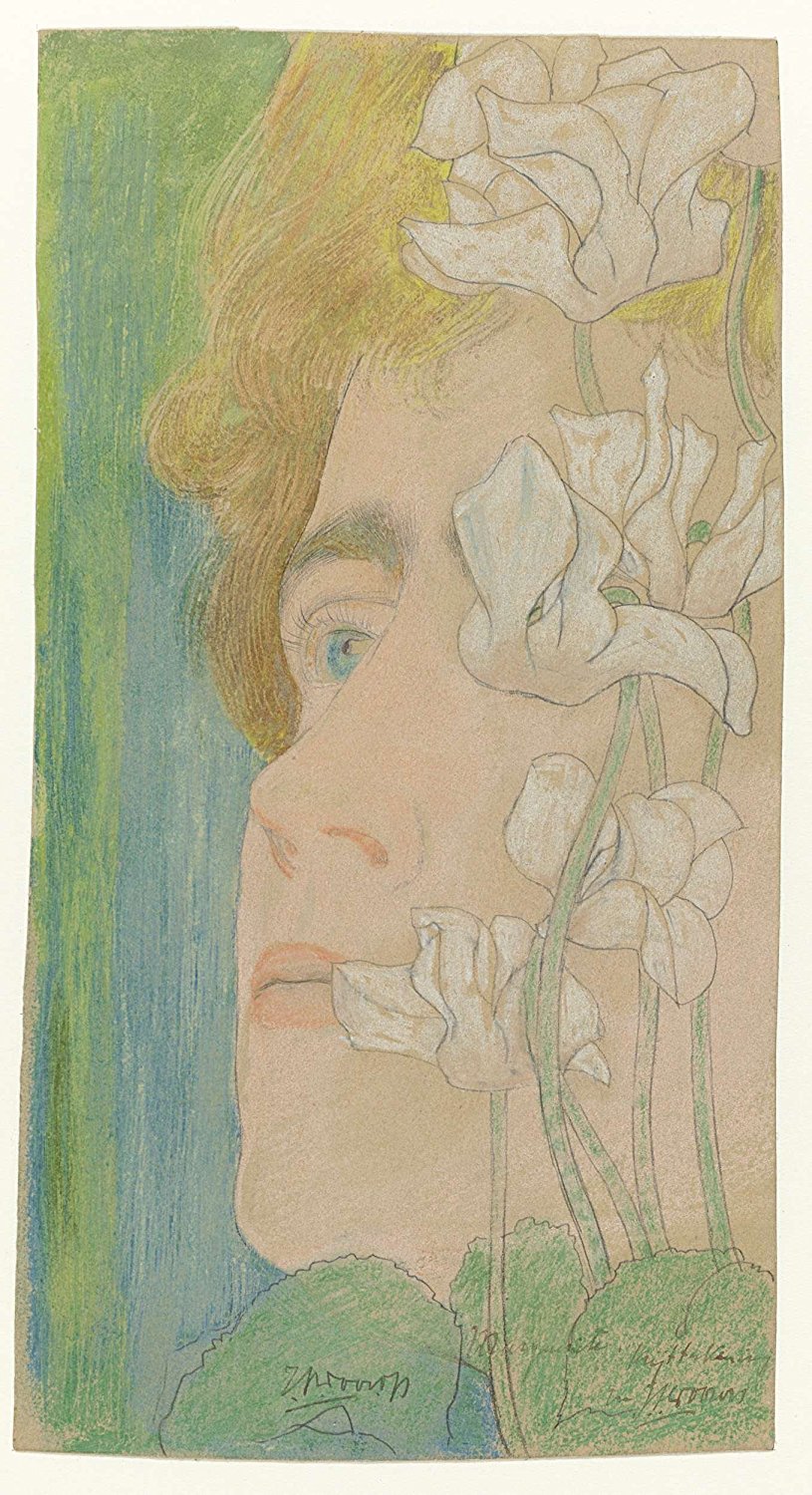 Marguerite by Jan Toorop,A3(16x12")Poster