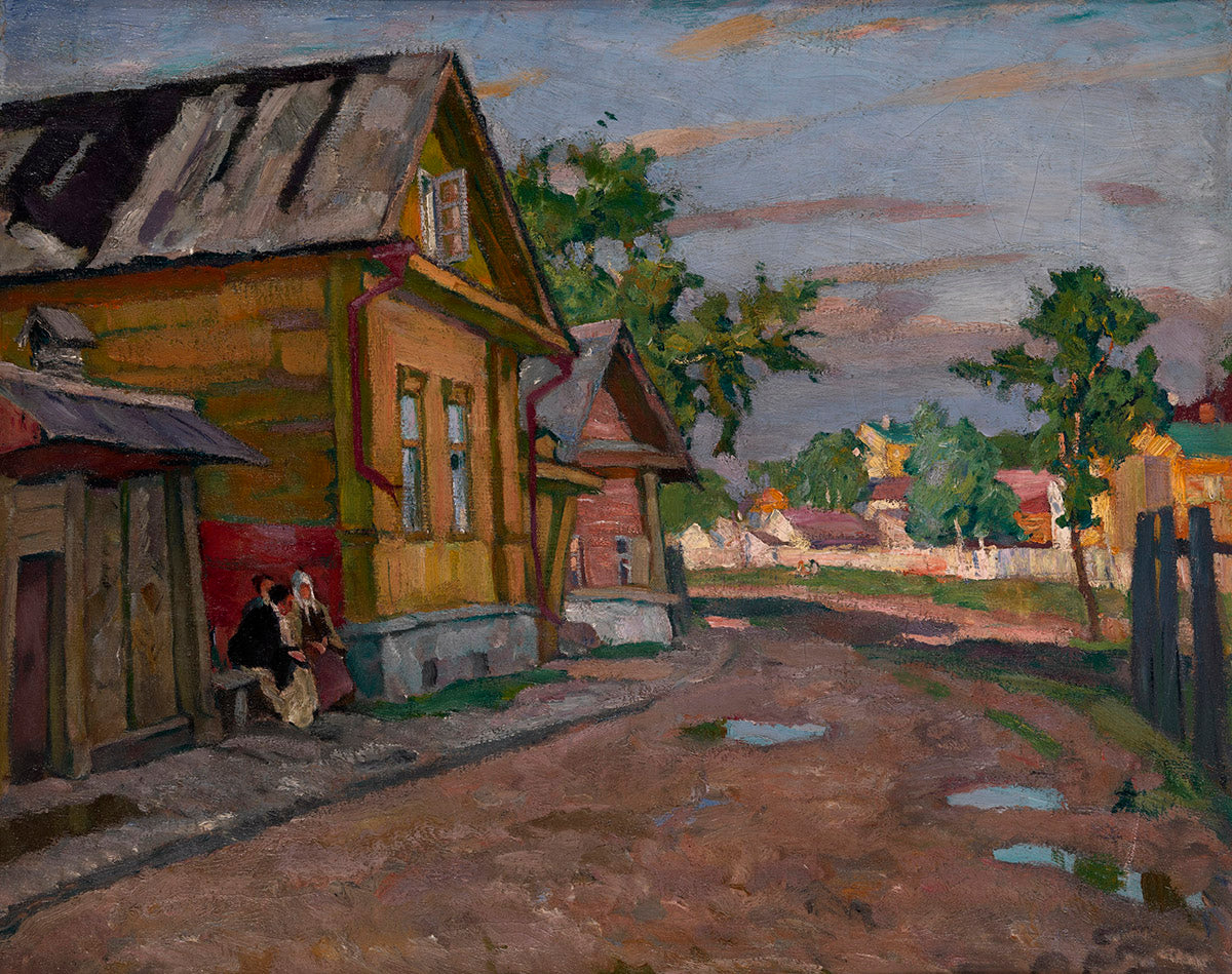 After the Rain, Pskov by Arnold Borisovich Lakhovsky,16x12(A3) Poster