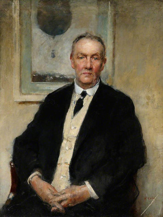 Frank Hedges Butler, vintage artwork by Ambrose McEvoy, 12x8" (A4) Poster