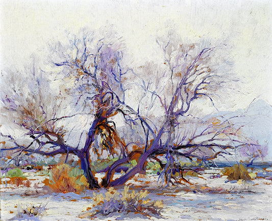 Arroyo Trees, vintage artwork by John Frost, 12x8" (A4) Poster