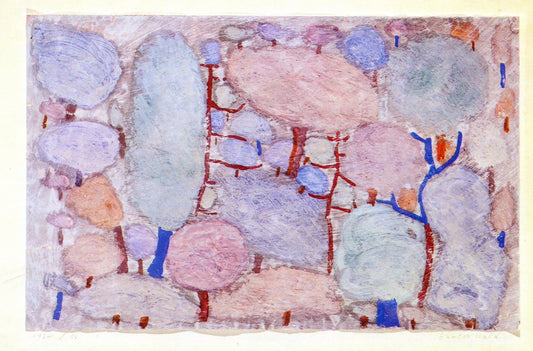 Colorful Forest by Paul Klee,16x12(A3) Poster