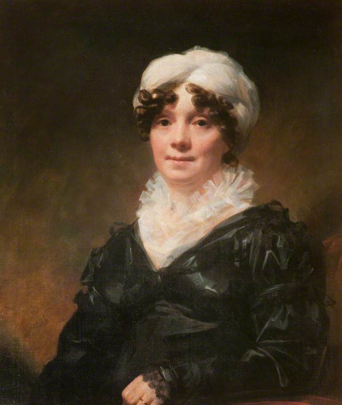 Mrs John Hamilton of Northpark House, Glasgow, vintage artwork by Sir Henry Raeburn, R.A., P.R.S.A., 12x8" (A4) Poster