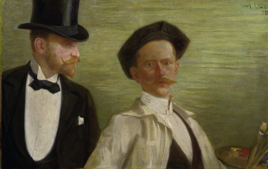 The Brothers Theodor and Wilhelm List by Wilhelm List,A3(16x12")Poster
