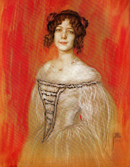 Olga Lindpaintner by Franz von Stuck,A3(16x12")Poster