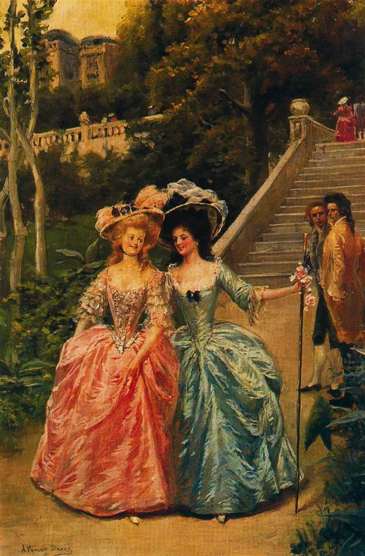 Romantic Scene by Adolfo Lozano Sidro,16x12(A3) Poster
