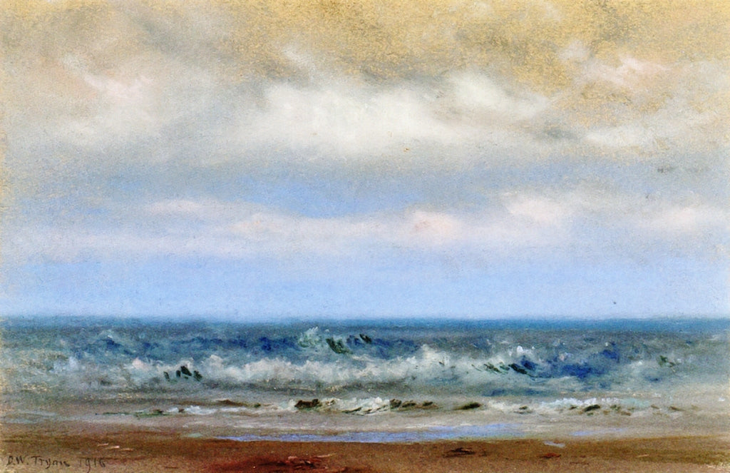 Morning Southeast Wind, vintage artwork by Dwight W. Tryon, 12x8" (A4) Poster