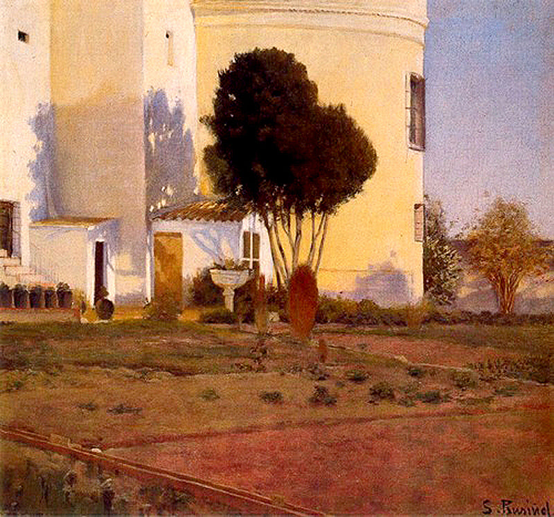 Huerto del Vinyet by Santiago Rusinol Prats,A3(16x12")Poster