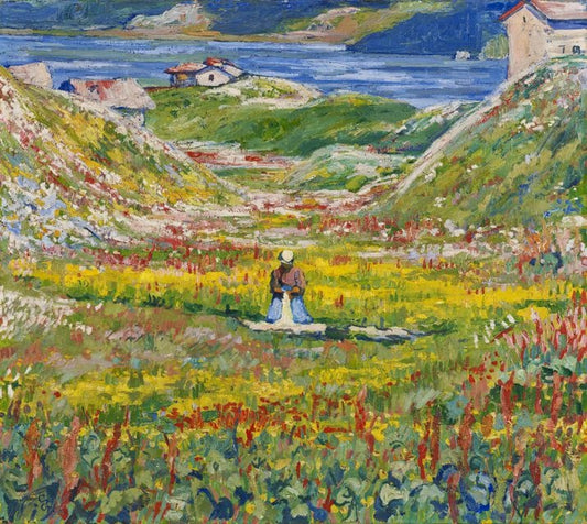 Flowering Valley by Giovanni Giacometti,A3(16x12")Poster