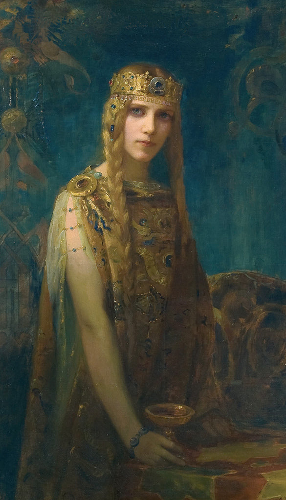 The Celtic Princess by Gaston Bussiere,A3(16x12")Poster