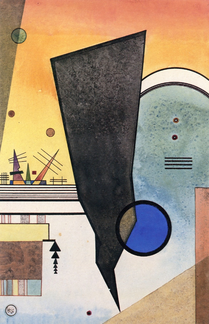 Bent Tip by Wassily Kandinsky,A3(16x12")Poster