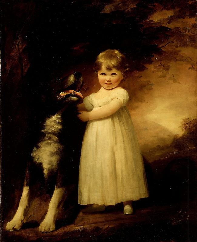Eleanor Margaret Gibson-Carmichael, vintage artwork by Sir Henry Raeburn, R.A., P.R.S.A., 12x8" (A4) Poster