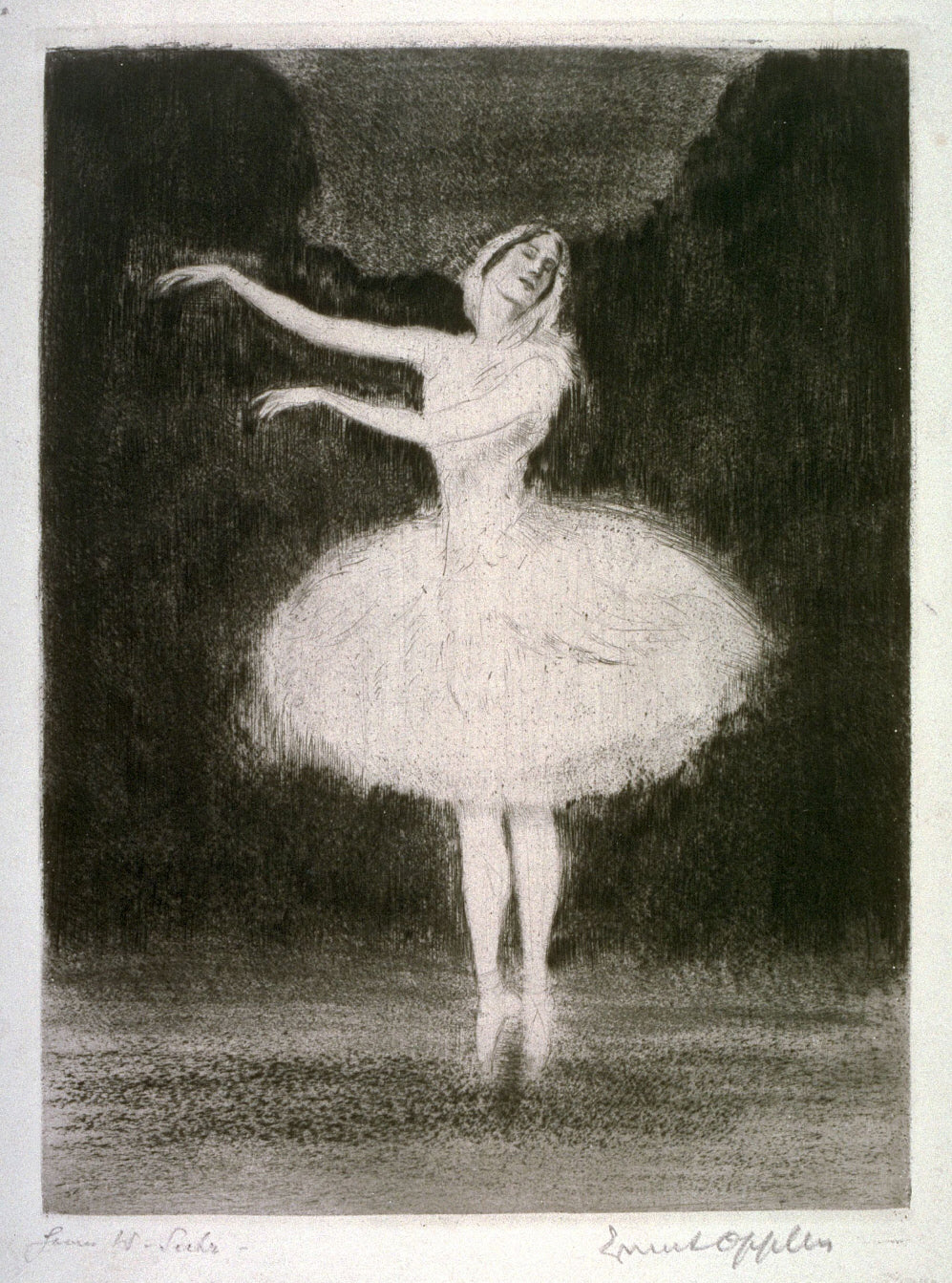 Ballet Dancer by Ernst Oppler,A3(16x12")Poster