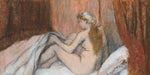 Bed-Time, vintage artwork by Edgar Degas, 12x8" (A4) Poster