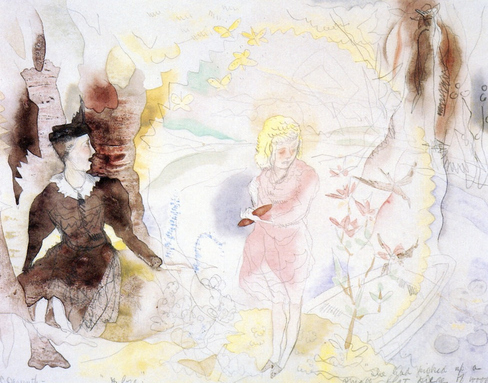 nd the Governess, illustration  No. 3 for  by Charles Demuth,16x12(A3) Poster