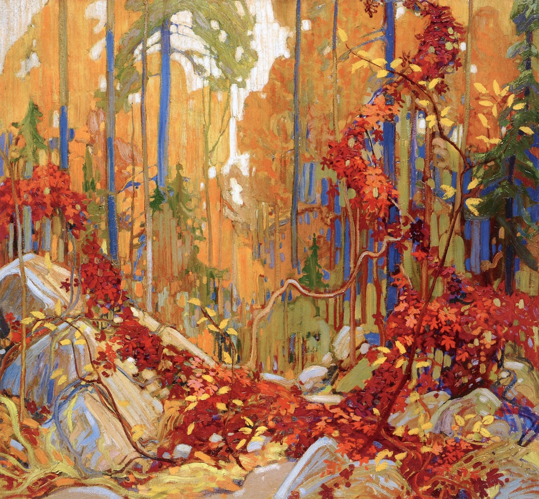 Autumn's Garland, vintage artwork by Tom Thomson, 12x8" (A4) Poster