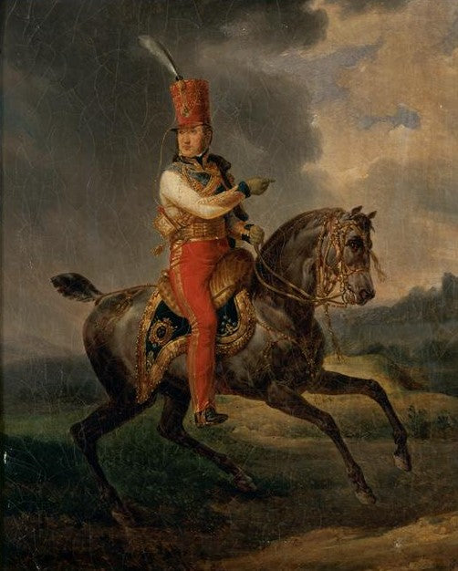 Louis-Philippe, Duke of Orleans, vintage artwork by Carle Vernet, 12x8" (A4) Poster
