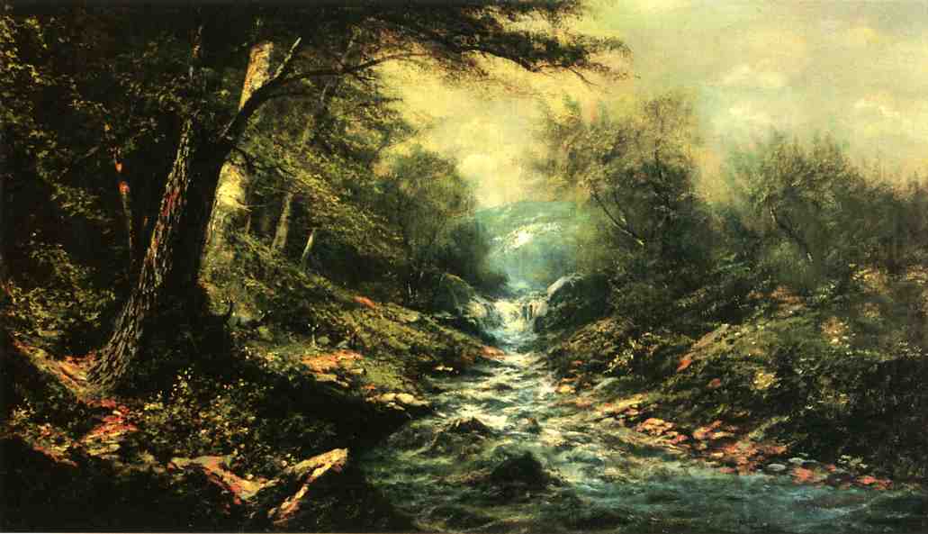 Western Landscape, vintage artwork by Ransome Gillett Holdredge, 12x8" (A4) Poster