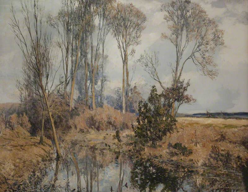 The Old Moat, Weston Turville by Alexander Jamieson,16x12(A3) Poster