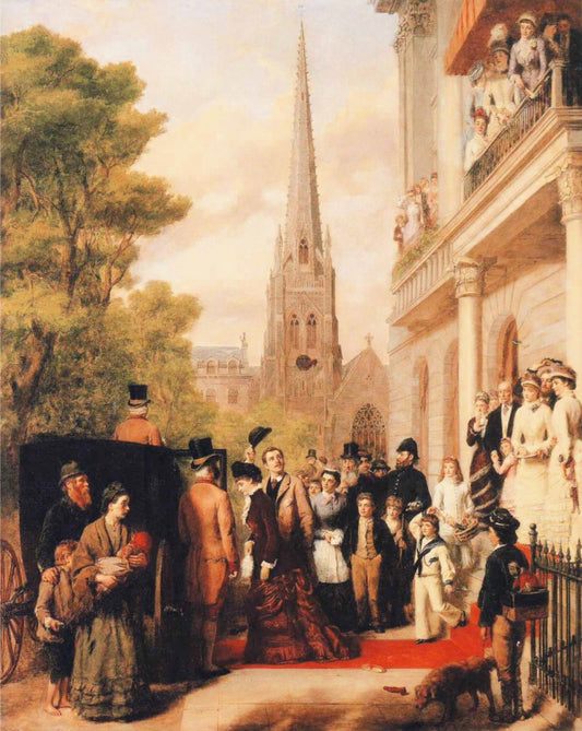 For Better, For Worse, vintage artwork by William Powell Frith, A3 (16x12") Poster Print