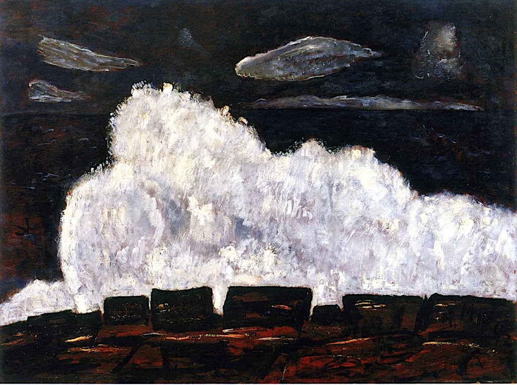 Evening Storm, Schoodic, Maine, No. 2, vintage artwork by Marsden Hartley, 12x8" (A4) Poster